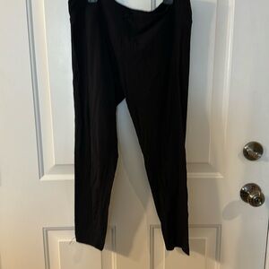 Eileen fisher petite large leggings summer weight black crop